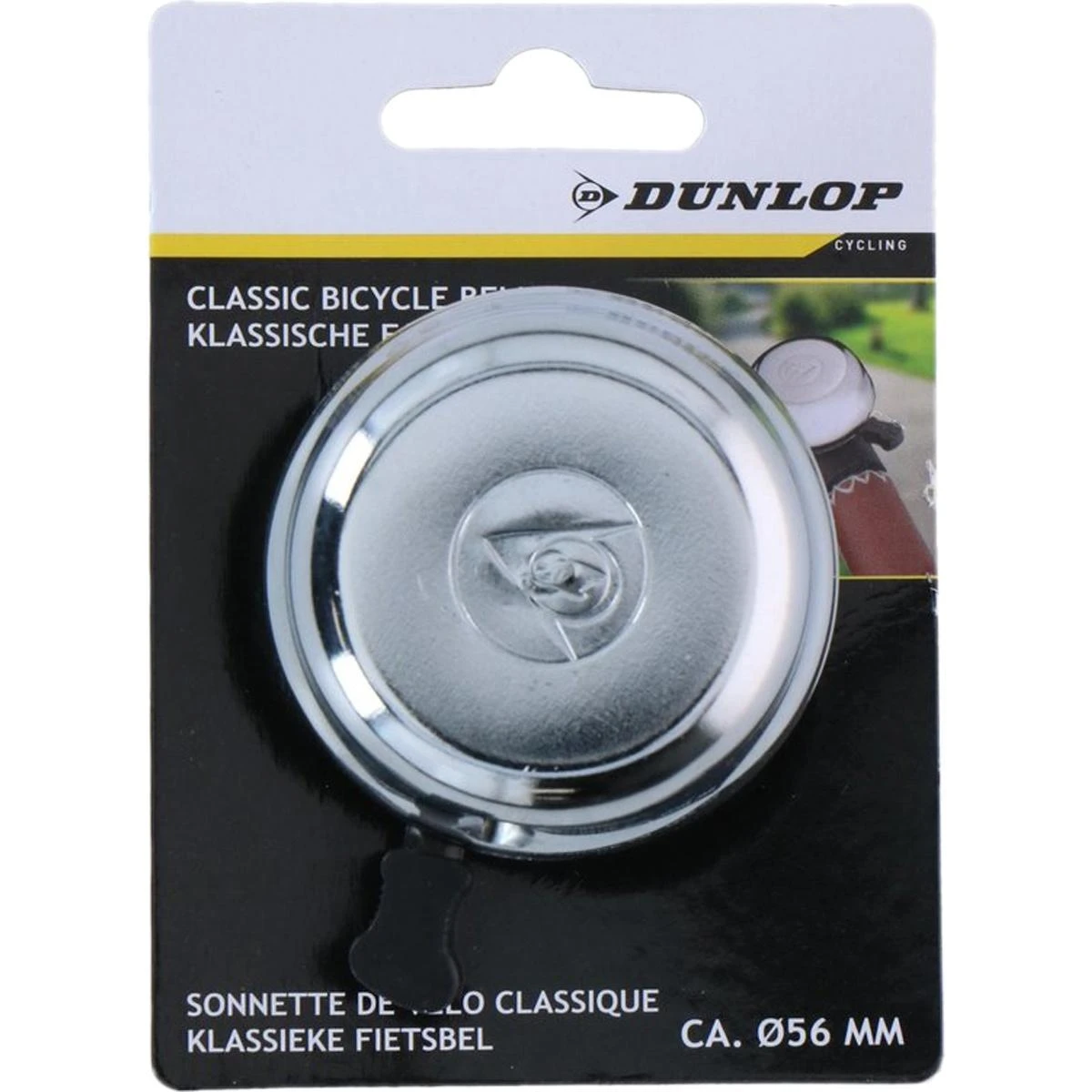 Dunlop Dviračio skambutis classic sidabrinis 56mm