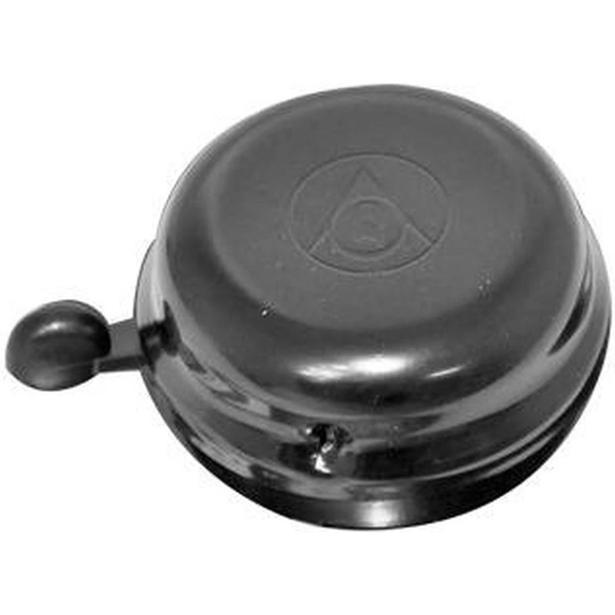juodas dviratininko skambutis dunlop 57 mm