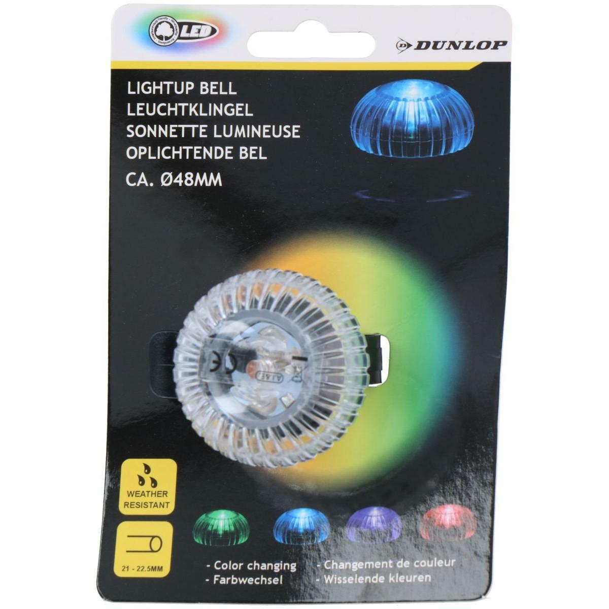 Dunlop Dviračio skambutis su LED apšvietimu
