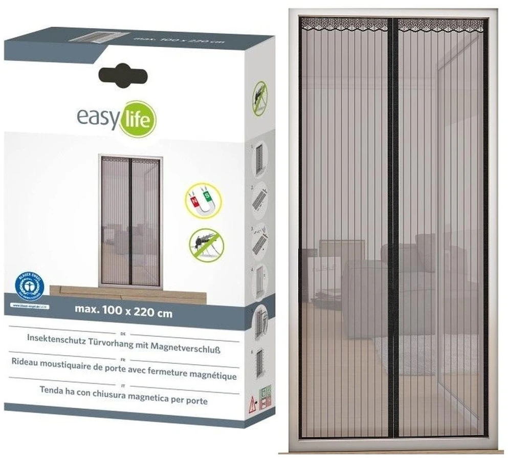 Easy Life Mako lamelinė durų tinklelis nuo vabzdžių su magnetu