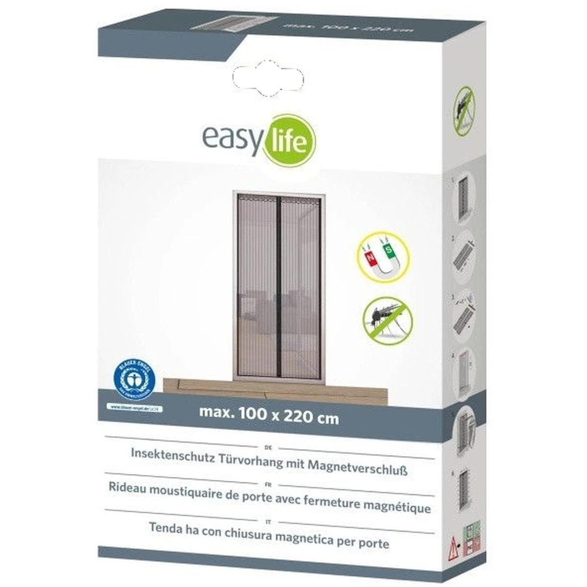 Easy Life Mako lamelinė durų tinklelis nuo vabzdžių su magnetu