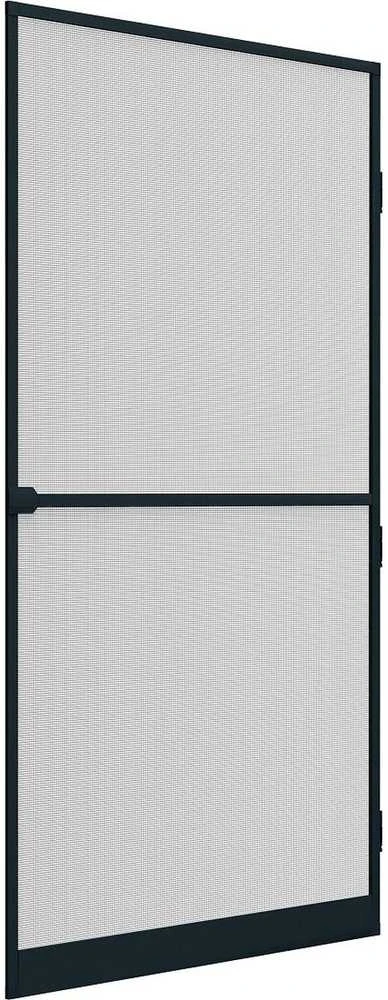Easy Life Mako Uodų tinklelio durys ALU 100X215 ANTHRACITE BASIC PLUS