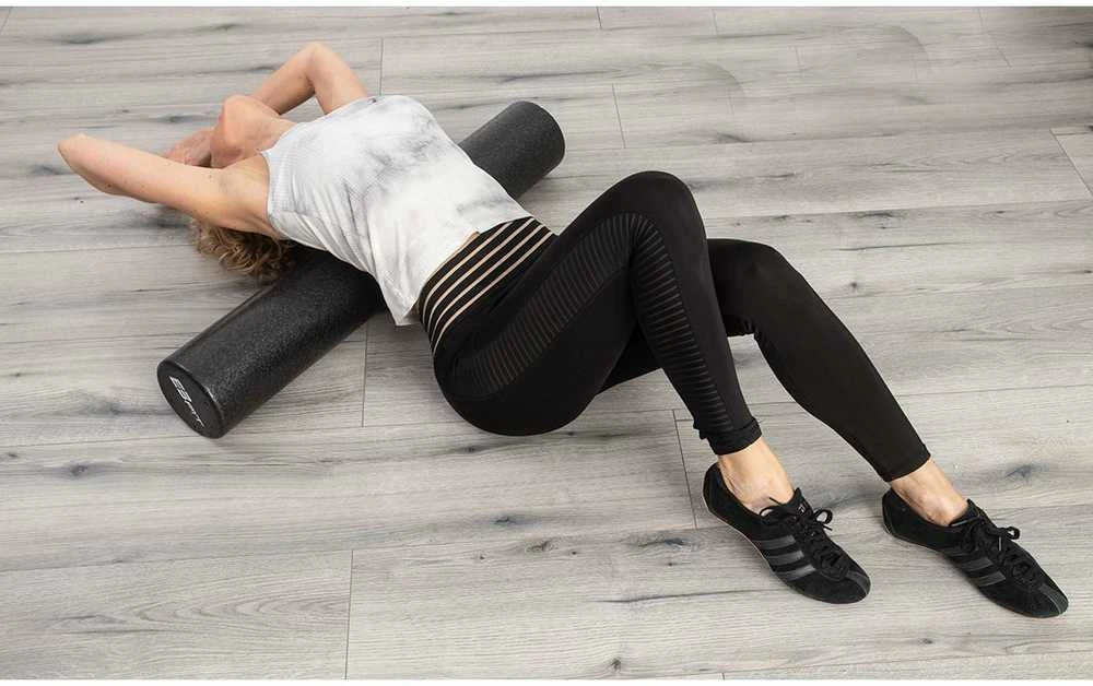 Enero Treniruočių volas EB Fit, Juodas, 15x90cm, 465g