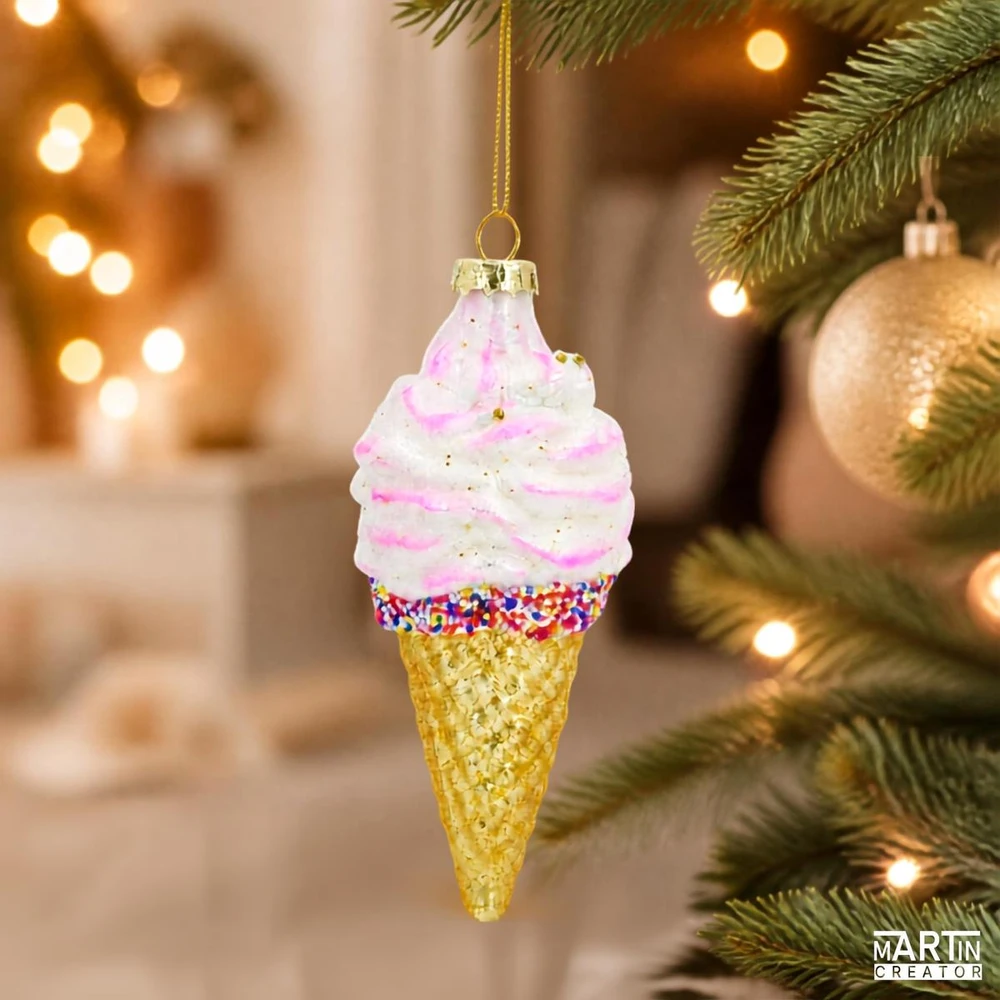EDELMAN BOMBKA FORMÓWKA SZKLANA ICE CREAM 13,5CM MICA