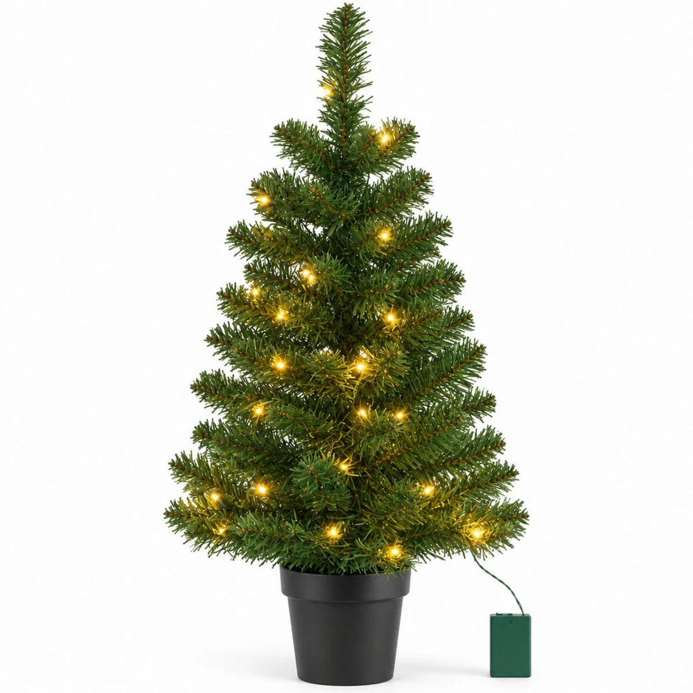 Edelman Choinka dekoracyjna NORTON w donicy 30LED wys: 90CM