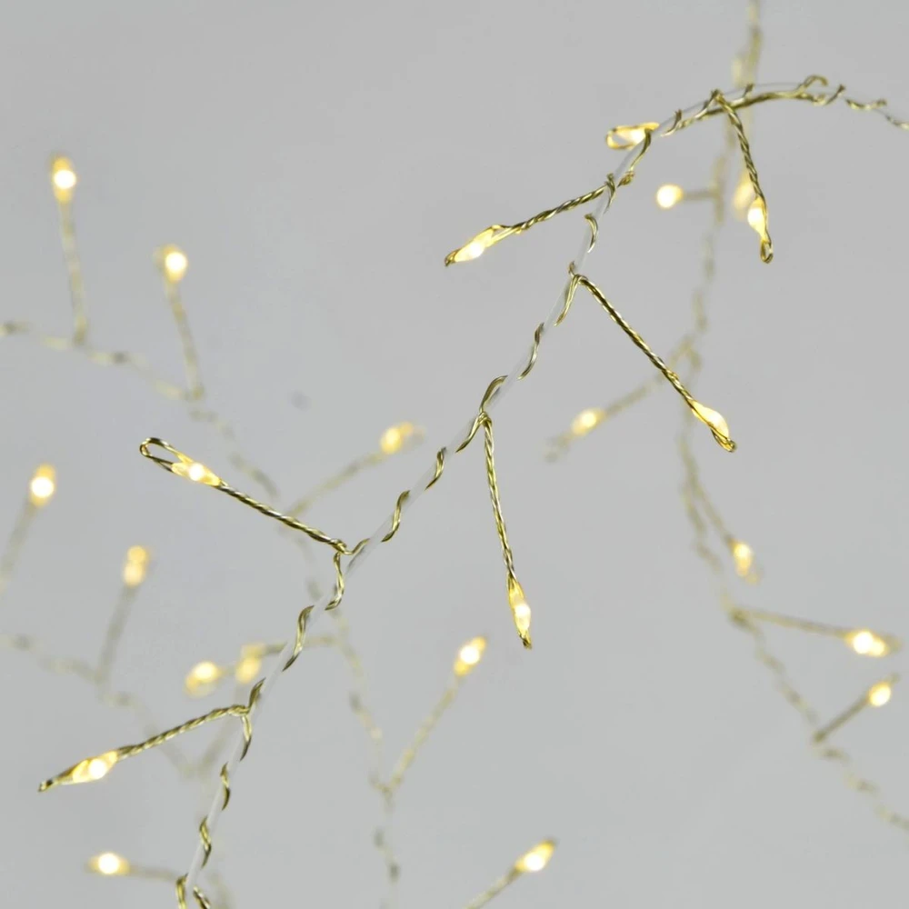 Dekoracja świąteczna Edelman Drzewko dekoracyjne 150LED 120CM baltas