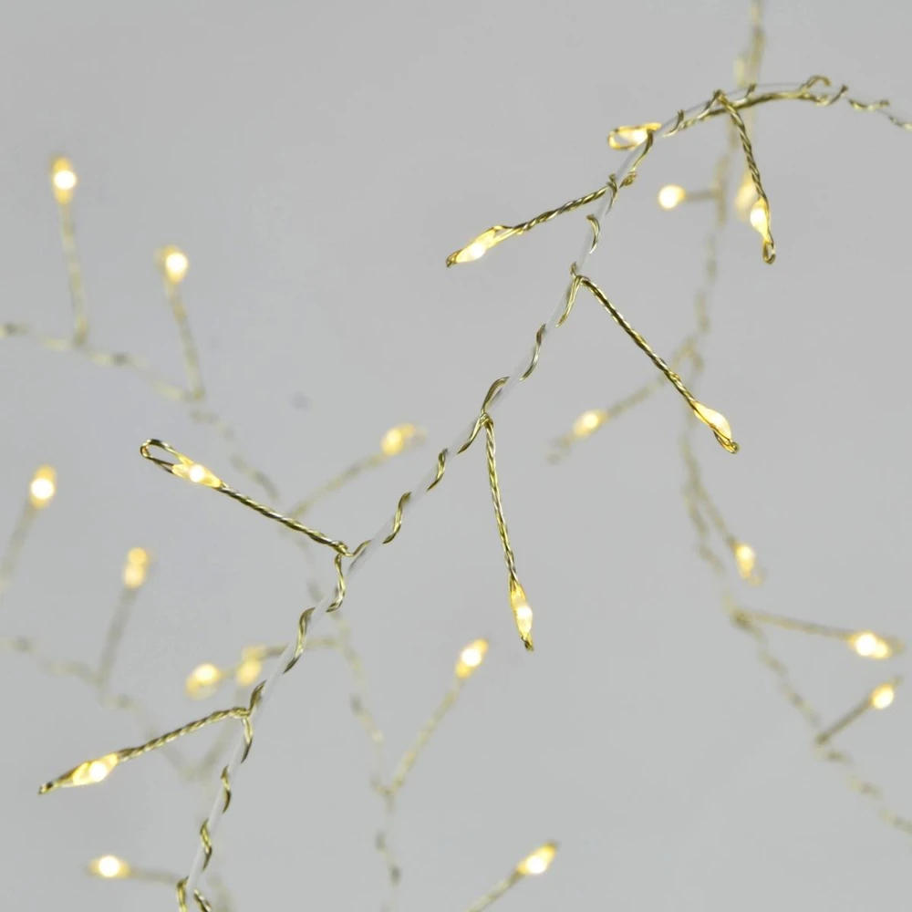 Dekoracja świąteczna Edelman Drzewko dekoracyjne 240LED 180CM Baltas