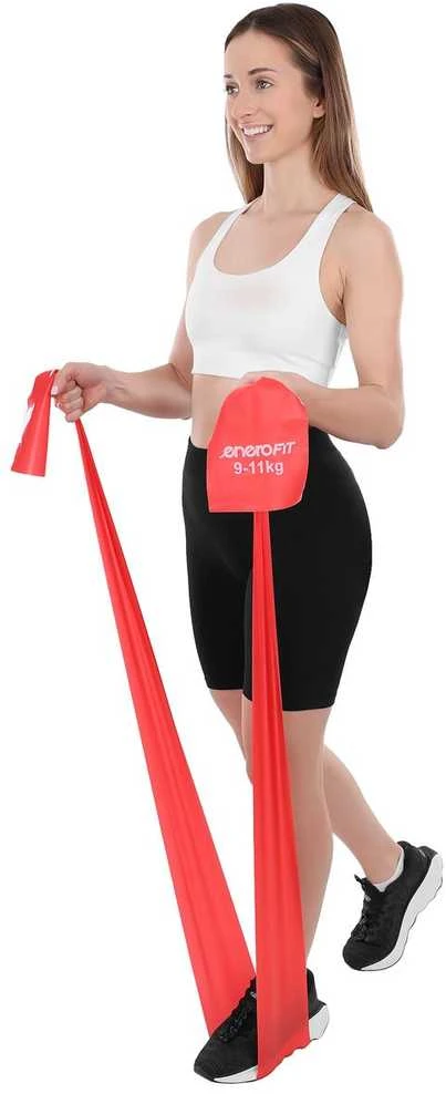 Pasipriešinimo guma Enero Fit, 200cm, raudona