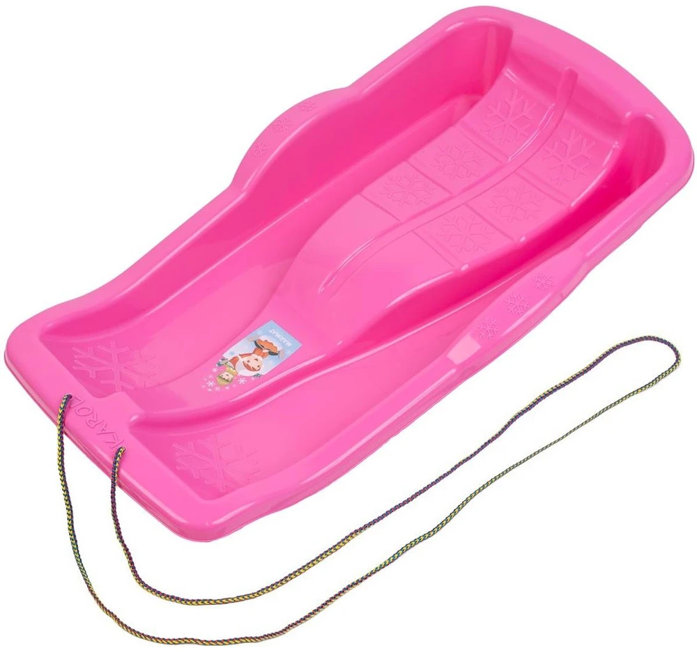 Enero Plastikinės rožinės rogės 1064833