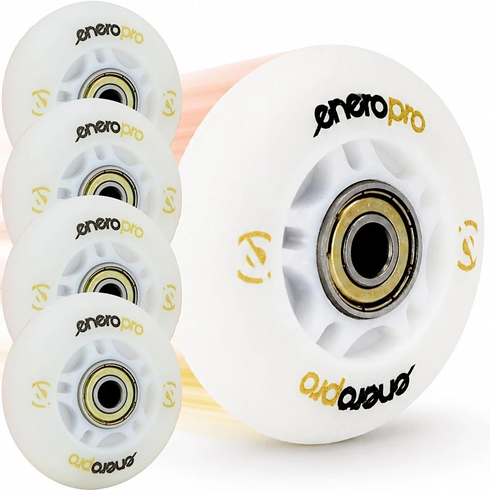 Riedučių ratukai Enero Pro LED 64 mm