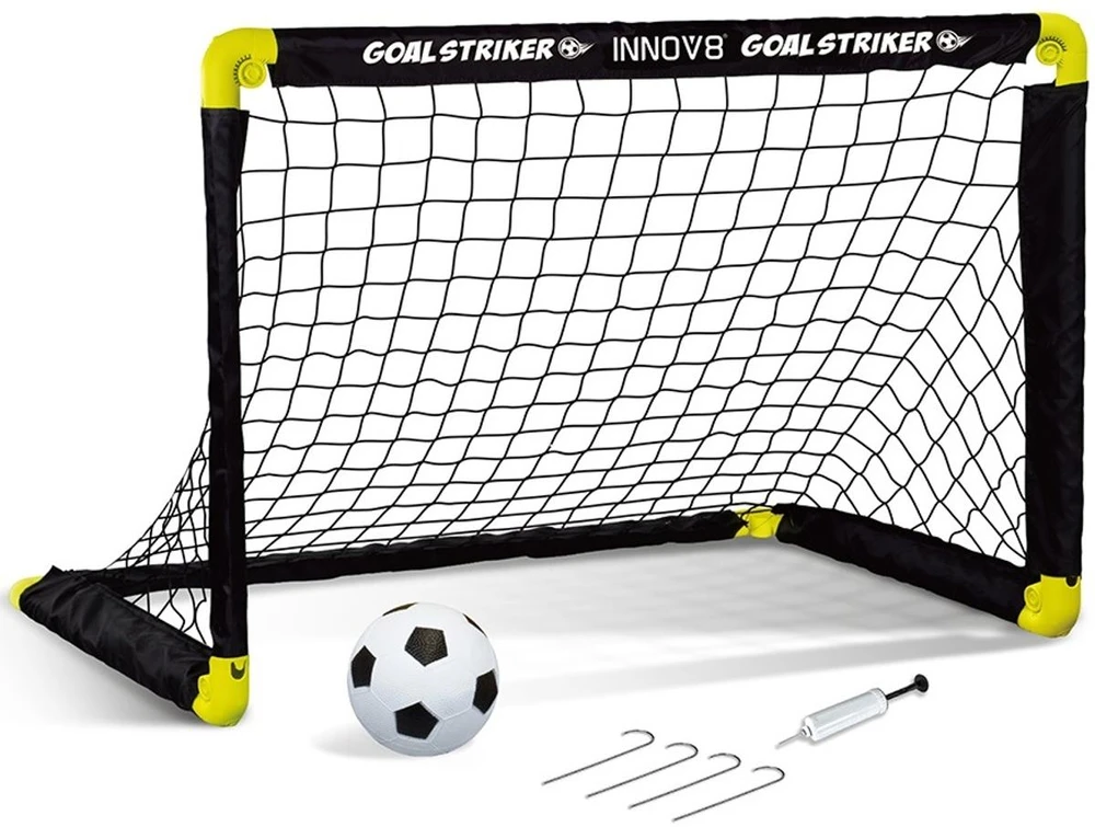 Victoria Sulankiojamas futbolo vartų rinkinys su kamuoliu