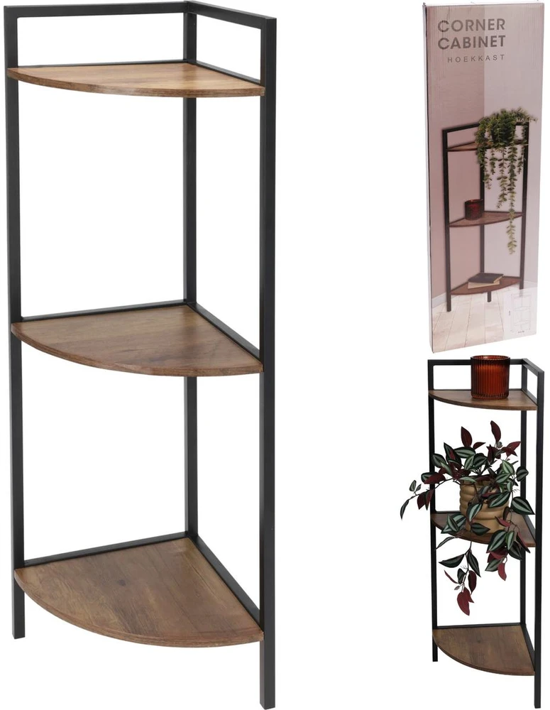 Excellent Houseware Trends4You Kampinis Metalinis Drabužių Stovas 23,5x23,5x76 cm - Saugojimo Lentyna