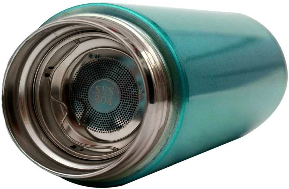Excellent Houseware Excellent Housewere THERMOS TOURIST PUODULIS SU TERMOMETRA 450ml MĖLYNA
