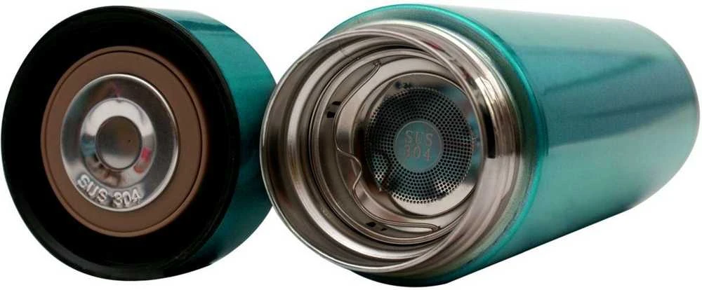 Excellent Houseware Excellent Housewere THERMOS TOURIST PUODULIS SU TERMOMETRA 450ml MĖLYNA