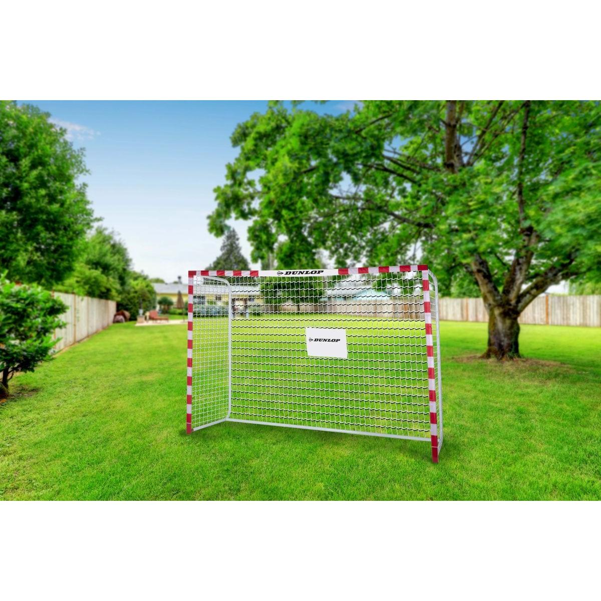 Futbolo vartai su tinkleliu 300x200x110 cm Allround Dunlop - 0666