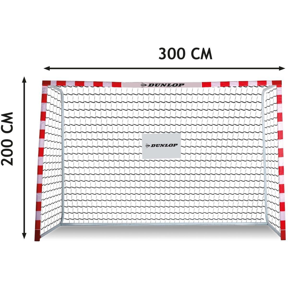 Futbolo vartai su tinkleliu 300x200x110 cm Allround Dunlop - 0666