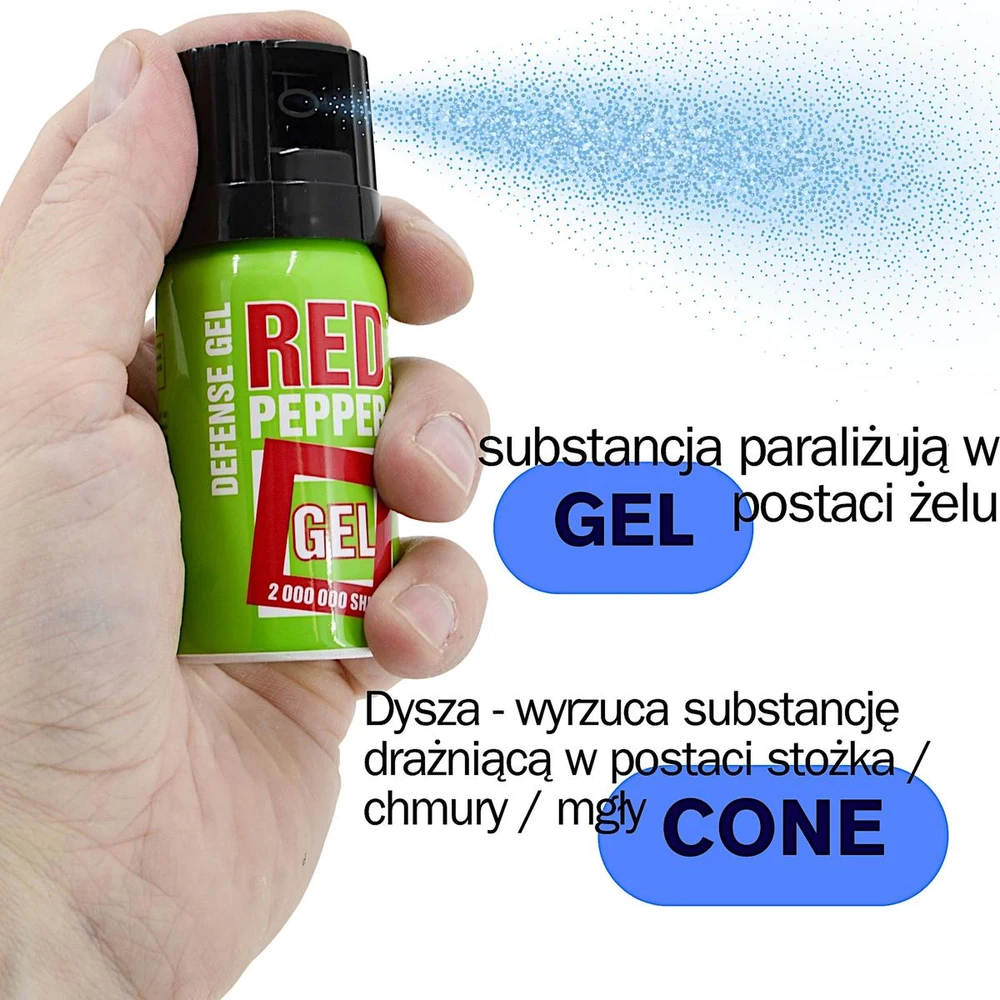 SHARG pipirų purškalas Sharg Defense Žalias Gel 2mln SHU, Co