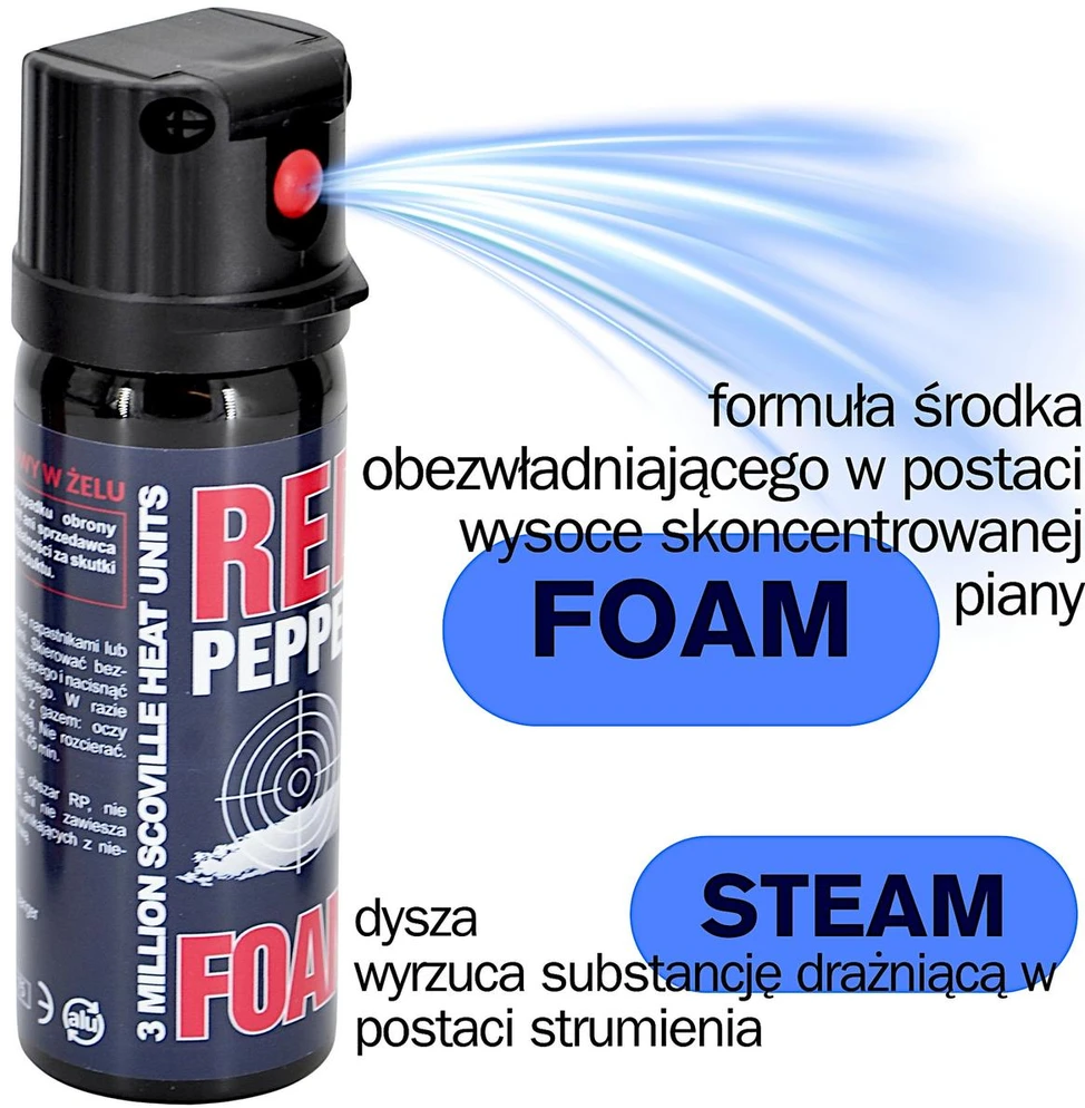 Pipirų dujų purškiklis GRAPHITE FOAM 3 mln. SHU STREAM 50 ml 11050-FS SHARG