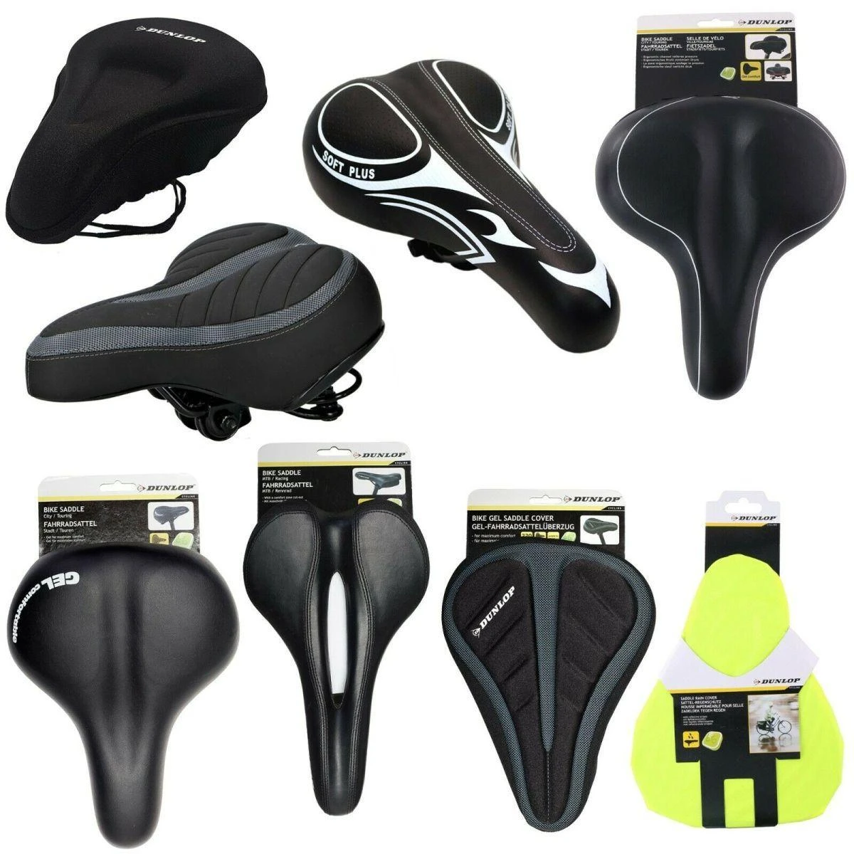 gelinė dviračių sėdynės uždangalas dunlop