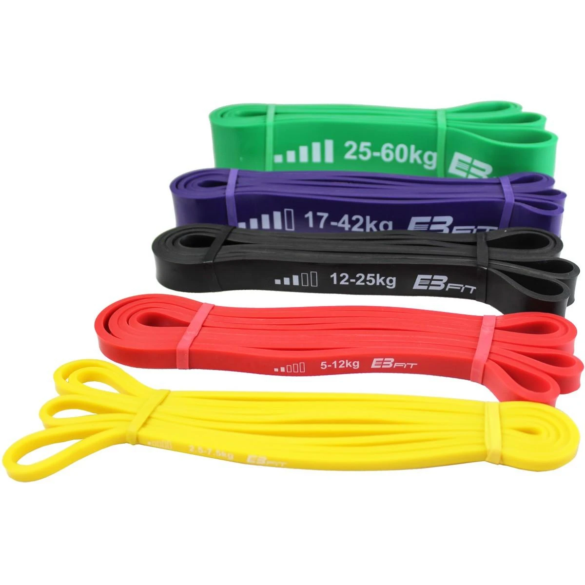 Enero Pasipriešinimo guma EB Fit, 2,5-7,5kg, geltona