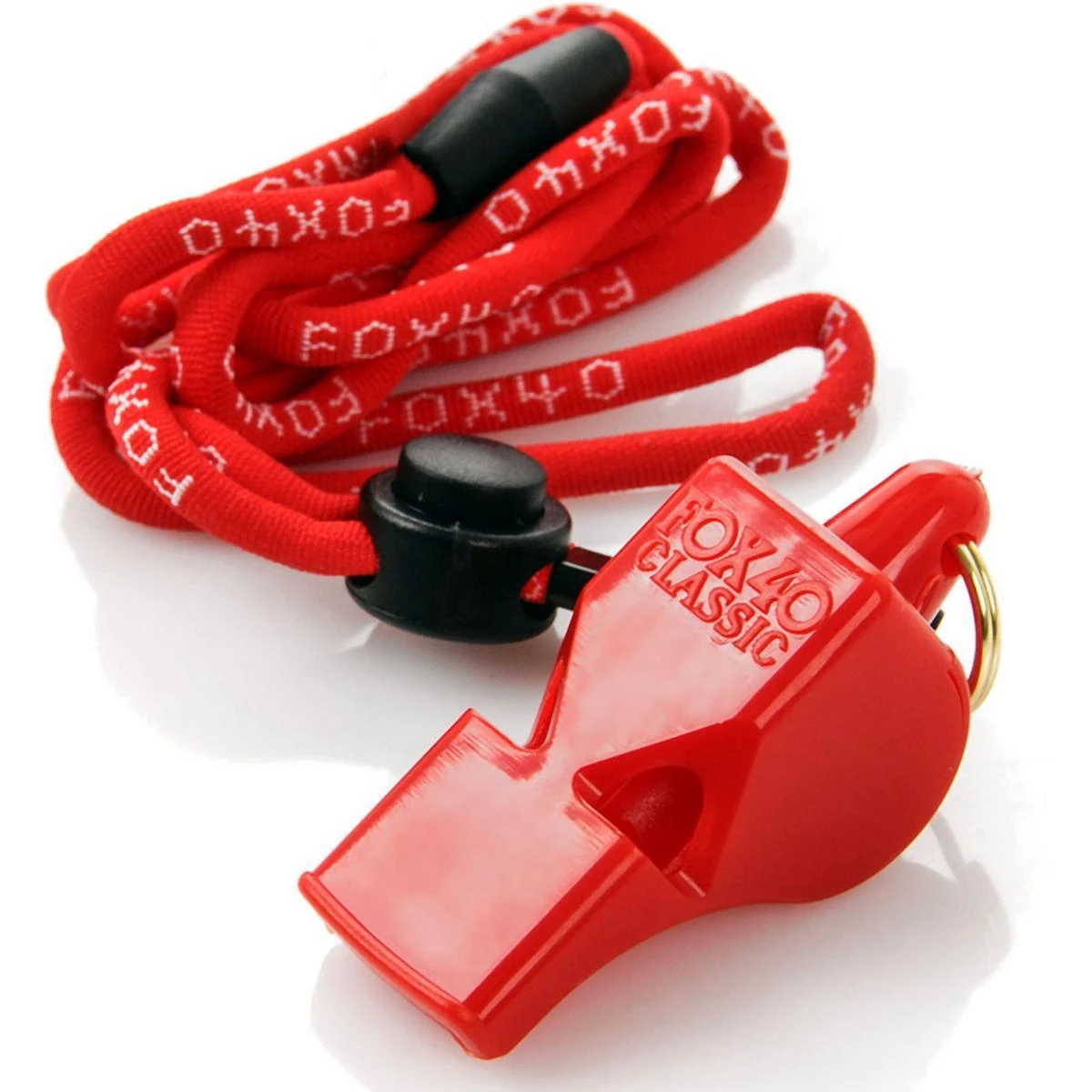 Švilpukas Fox 40 Classic Safety raudona + virvutė 9903-0108