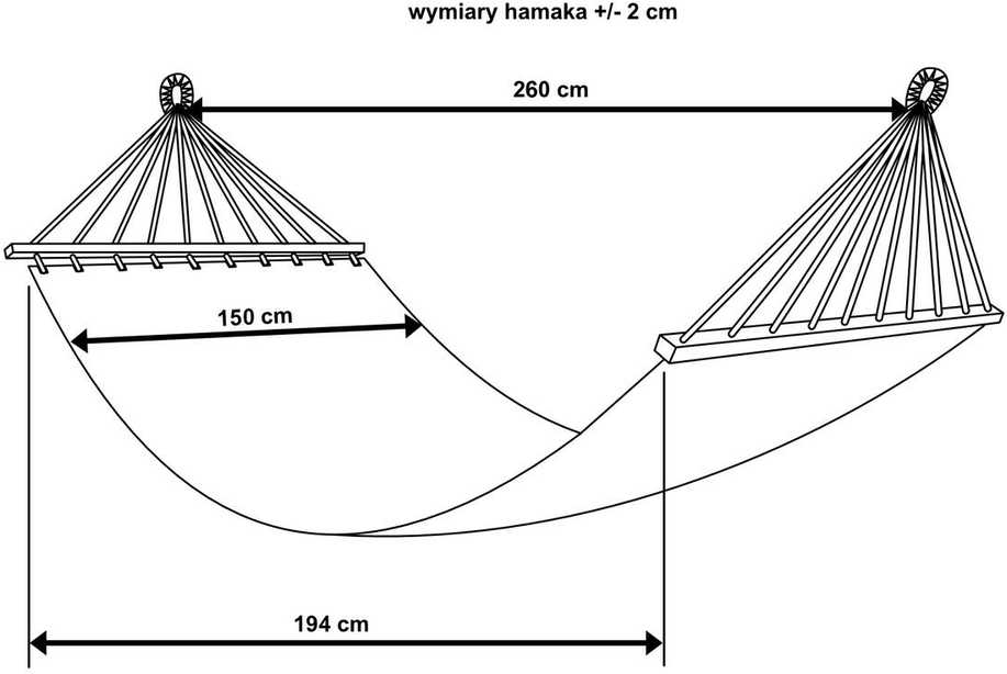 Hamakas Royokamp Standard 1019055, 200x100cm, 1 asmeniui
