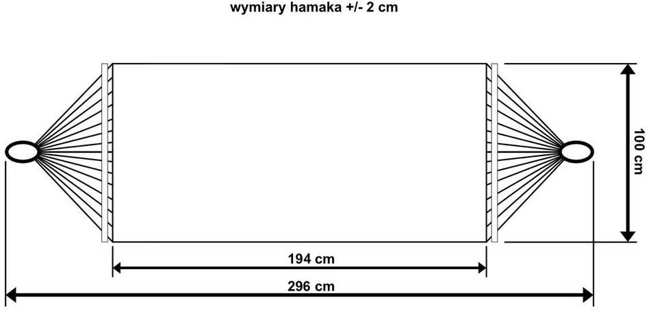 Hamakas Royokamp Standard 1019055, 200x100cm, 1 asmeniui
