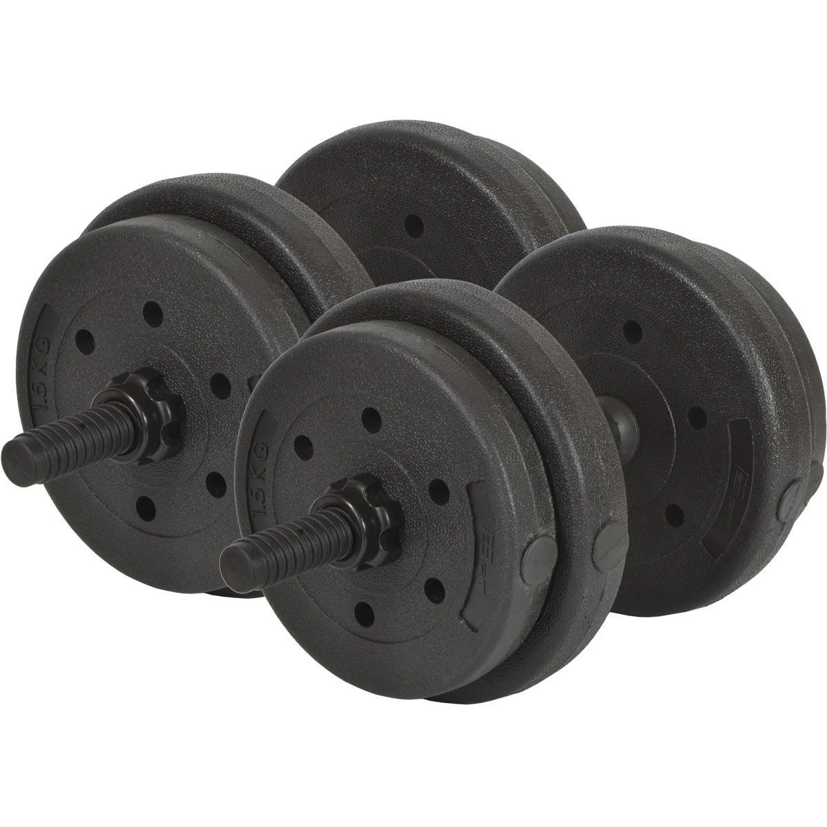Keičiamo svorio hanteliai EB Fit, 16kg (2x8kg)