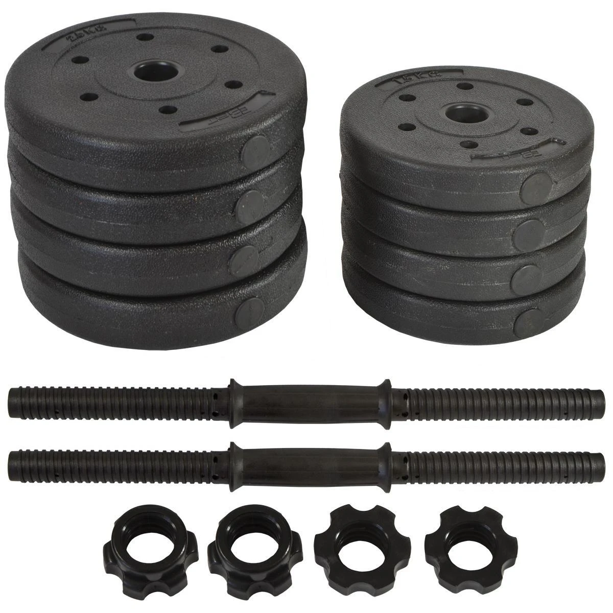 Keičiamo svorio hanteliai EB Fit, 16kg (2x8kg)