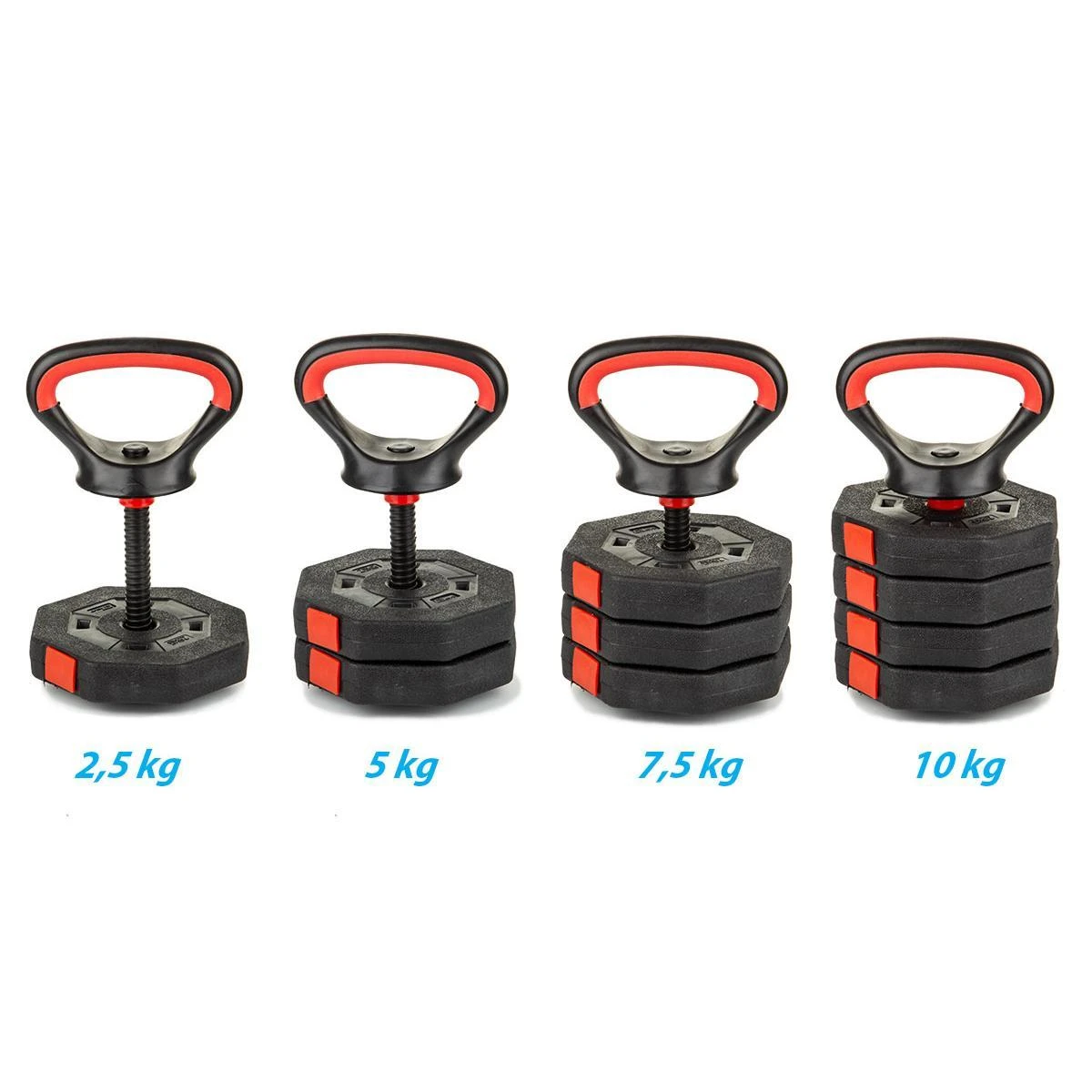 Kompozicinė 10 kg ketlebėlis EB Fit