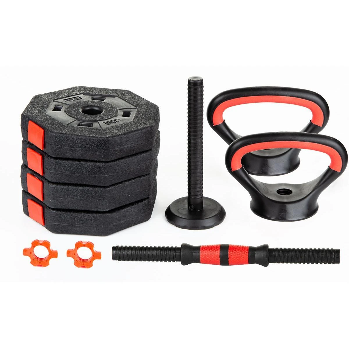 Keičiamo svorio hantelis EB Fit 2in1, 10kg