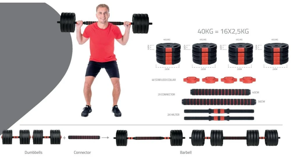 Victoria Sport Kompozitinė štanga 40 kg namams