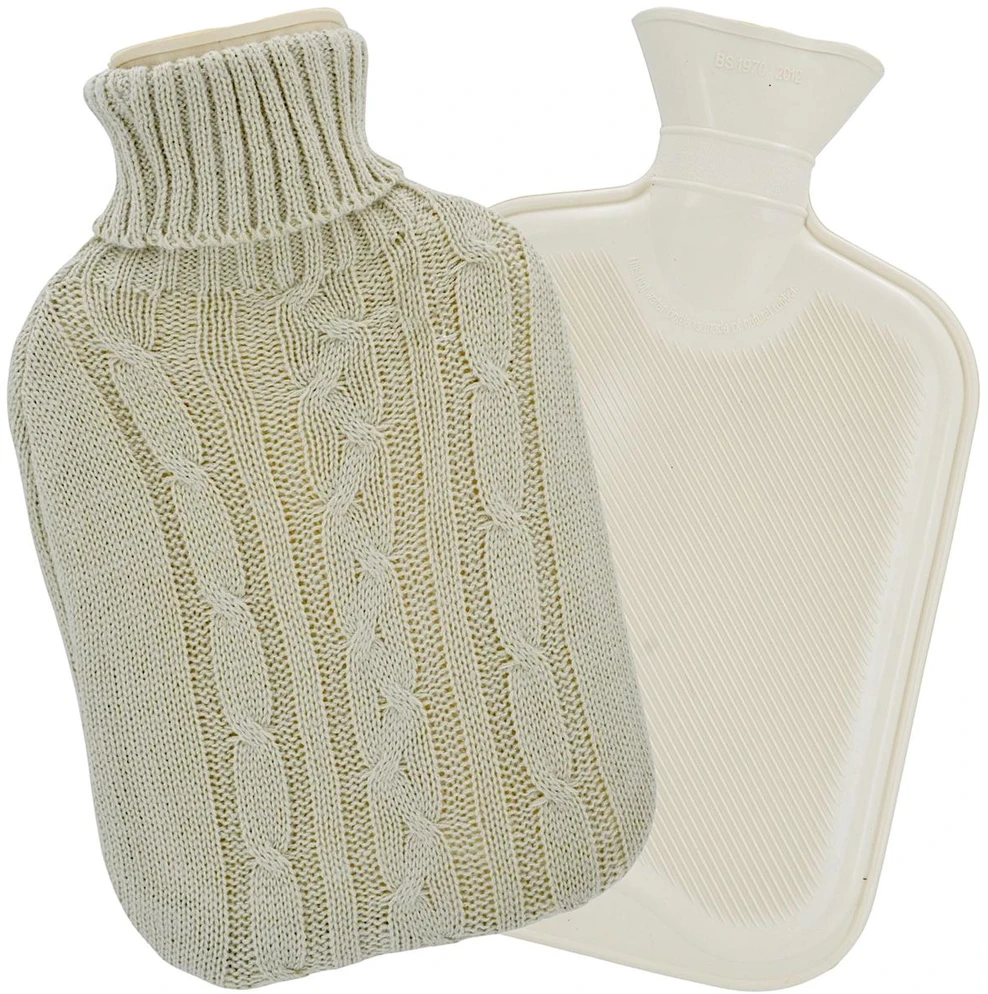 Home Styling Collection Termo indas guminis su megztiniu 1,75L pilkas