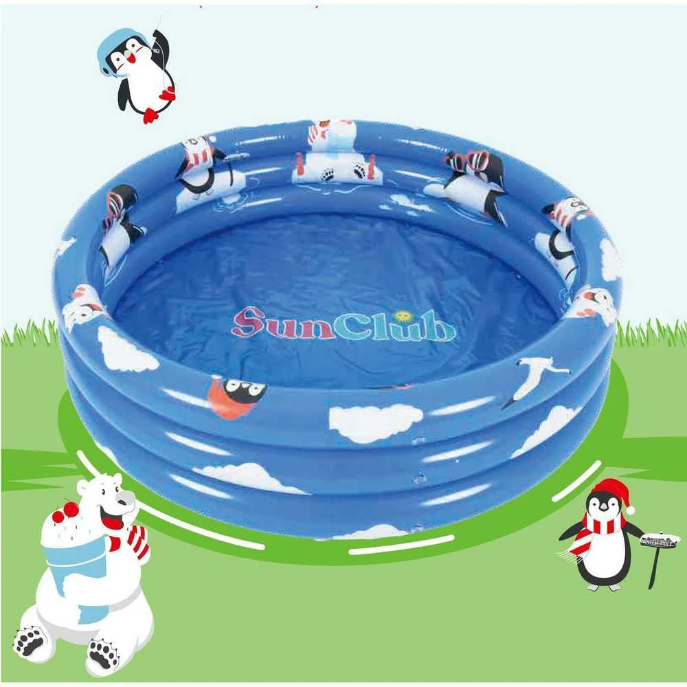Sunclub vaikiškas baseinas pingvinai 100x23 cm