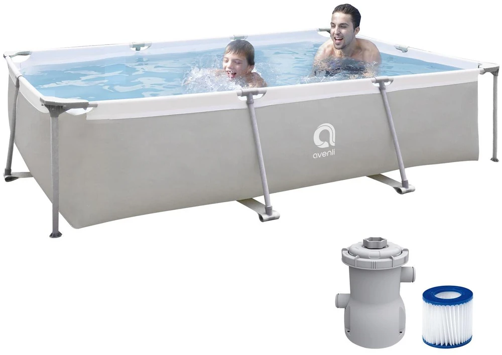 Karkasinis baseinas Avenli su filtravimo pompa, 3x2,07x0,65 m, 17771EU