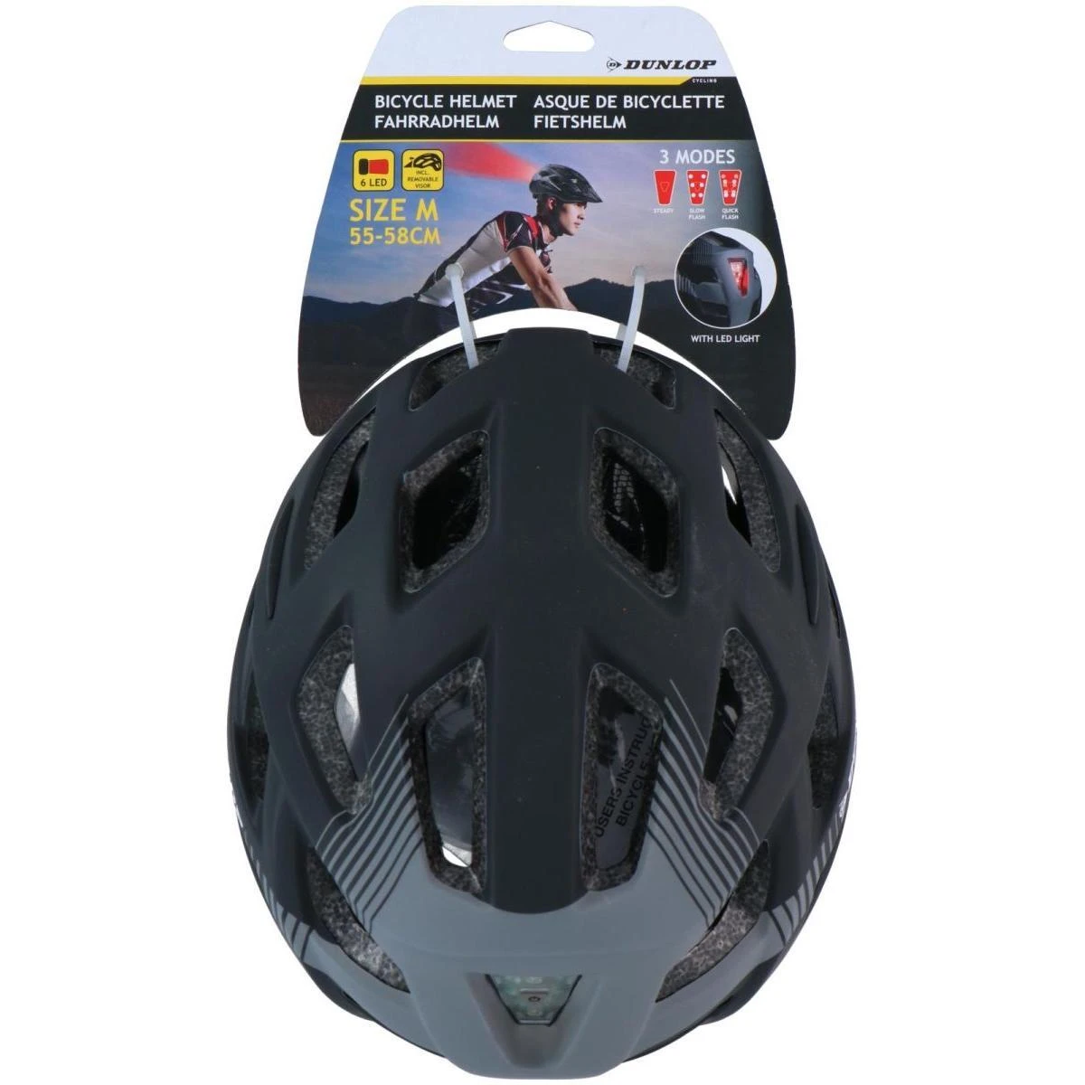 MTB DVIRAČIO ŠALMAS 6xLED DUNLOP R.M 266916