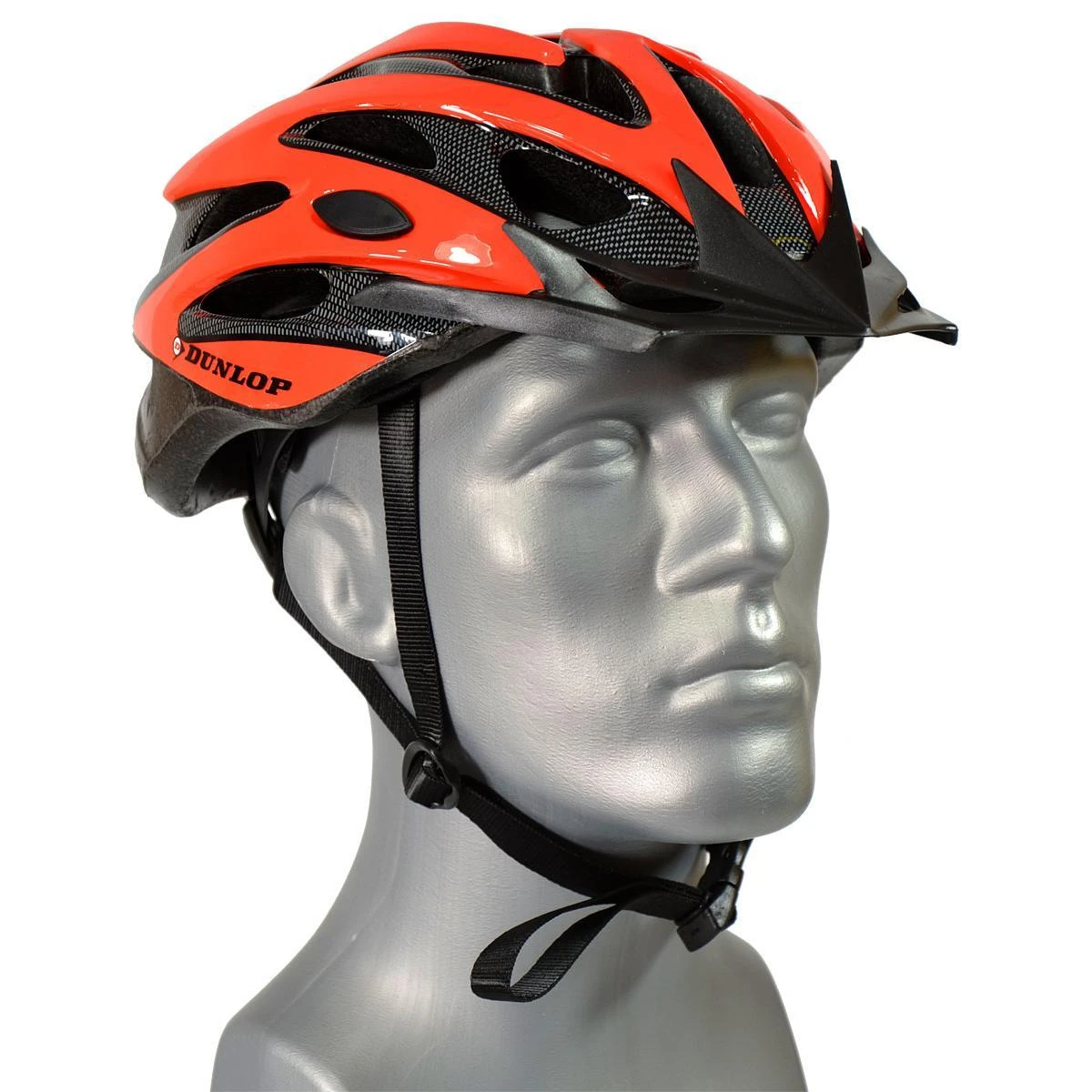 Dunlop MTB dviratininko šalmas su reguliavimu M dydis koralinis