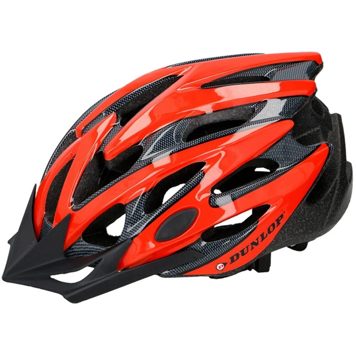 Dunlop MTB dviratininko šalmas su reguliavimu M dydis koralinis