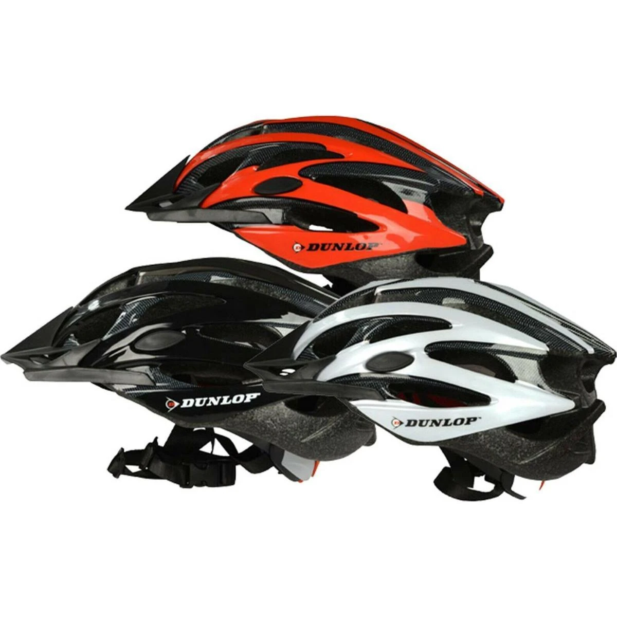 Dunlop MTB dviratininko šalmas su reguliavimu M dydis koralinis