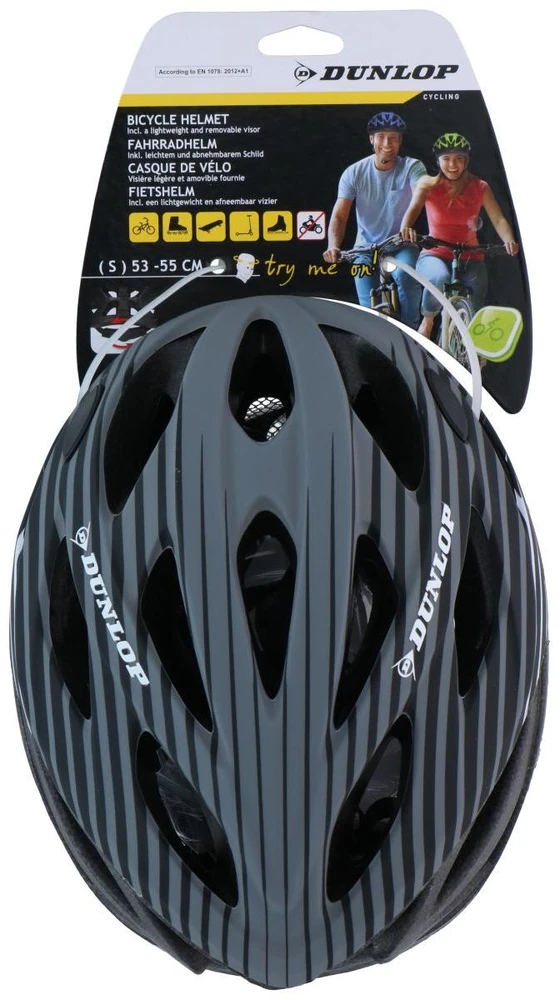 KASK ROWEROWY REGULOWANY PILKA DUNLOP R.M