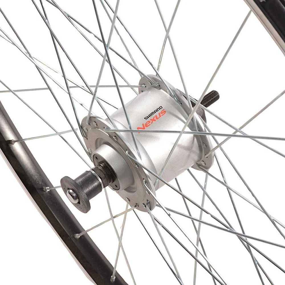 28 colių priekinis Shimano ratai