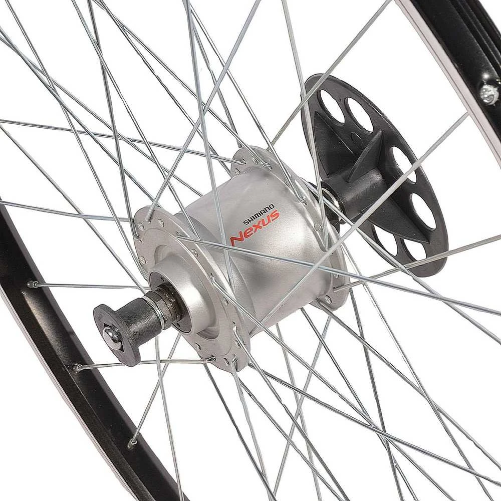28 colių priekinis Shimano ratai