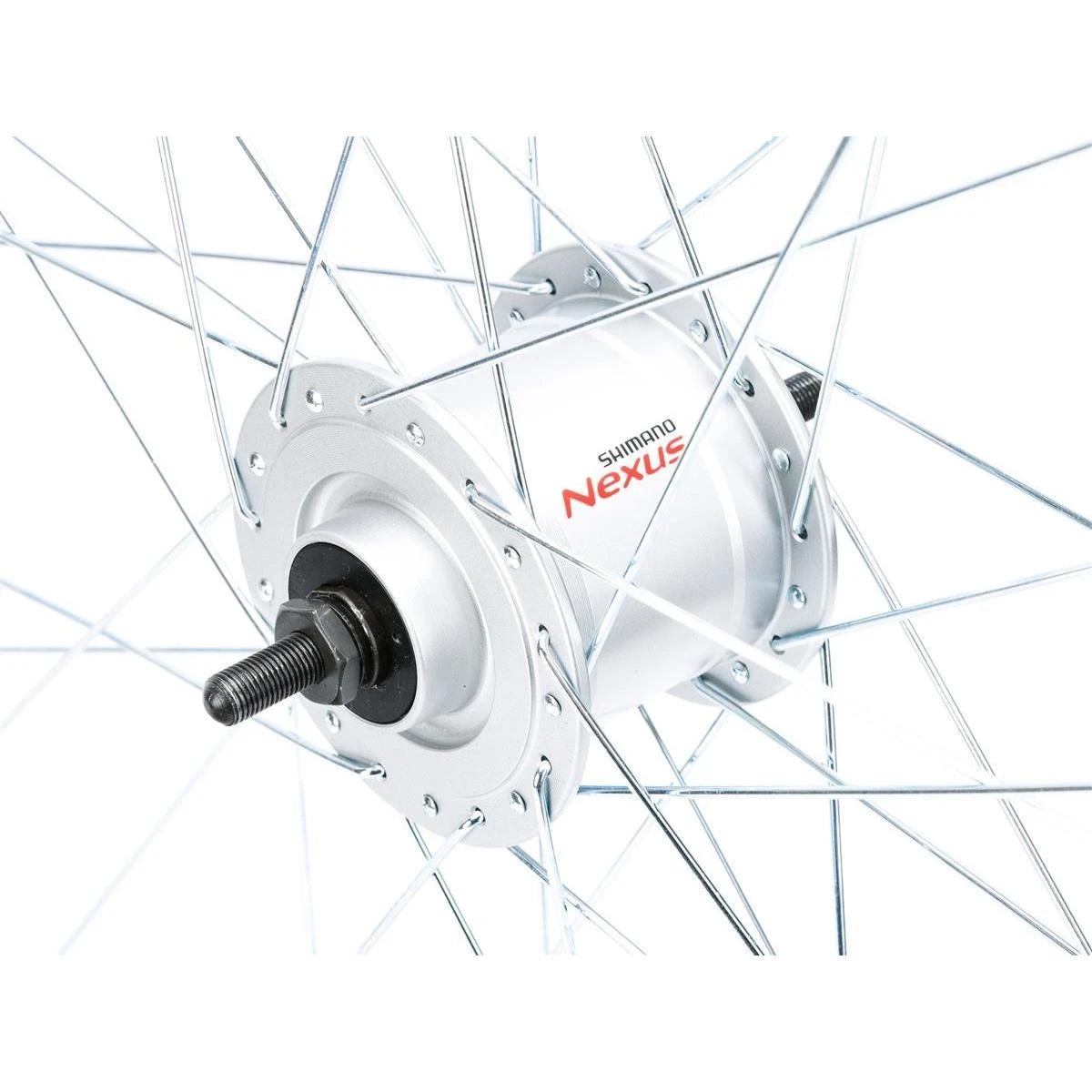 28 colių priekinis Shimano ratai