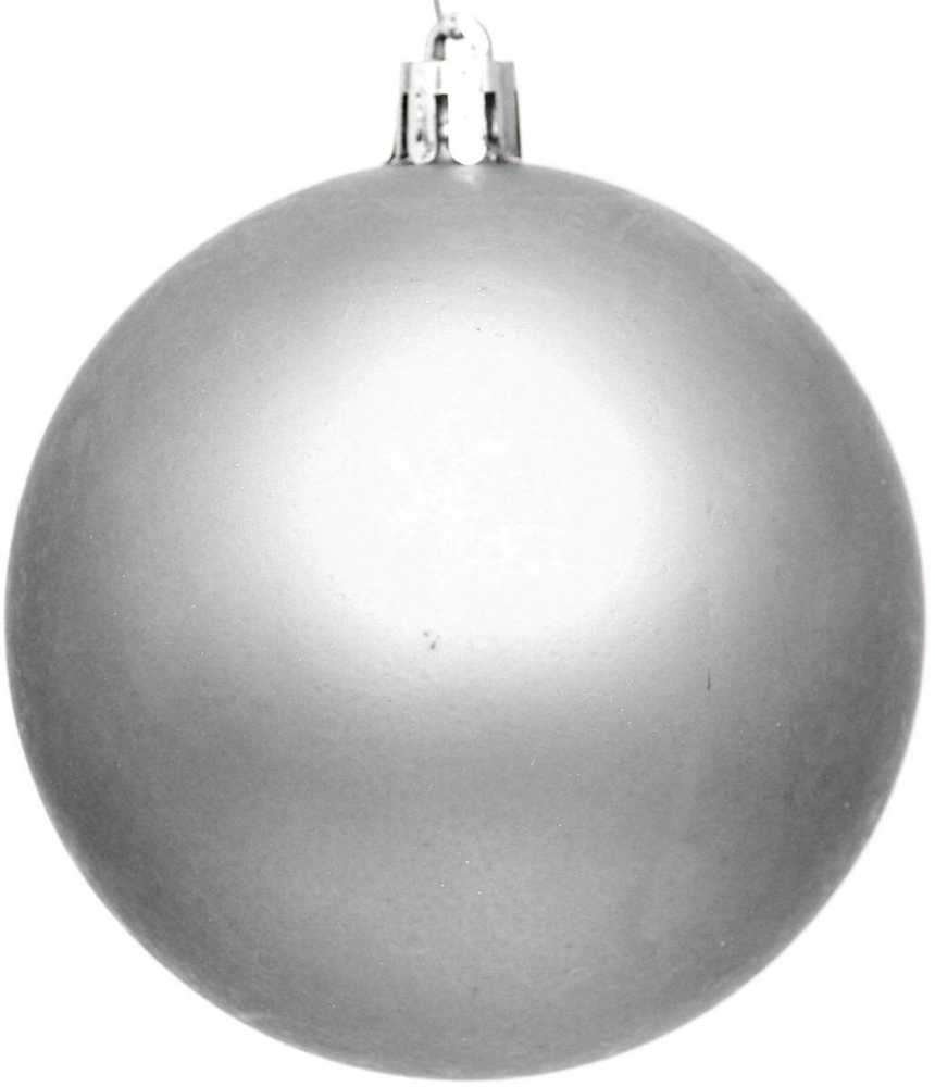 Mondex KOOPMAN DEKORATYVINIS PLASTIKINIS KUMULYS, Saugus, 6 vnt., 80 mm skersmens, SIDABRINIS