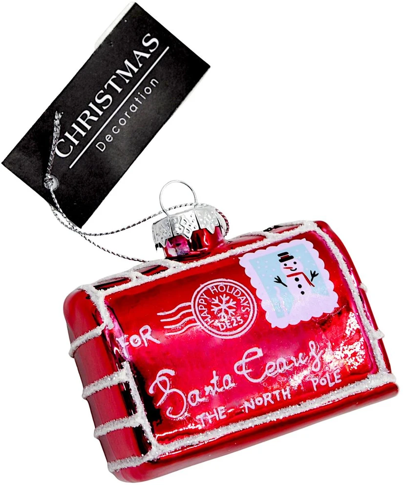 KOOPMAN BOMBKA FORMÓWKA SZKLANA LIST DO MIKOŁAJA Z BAŁWANKIEM