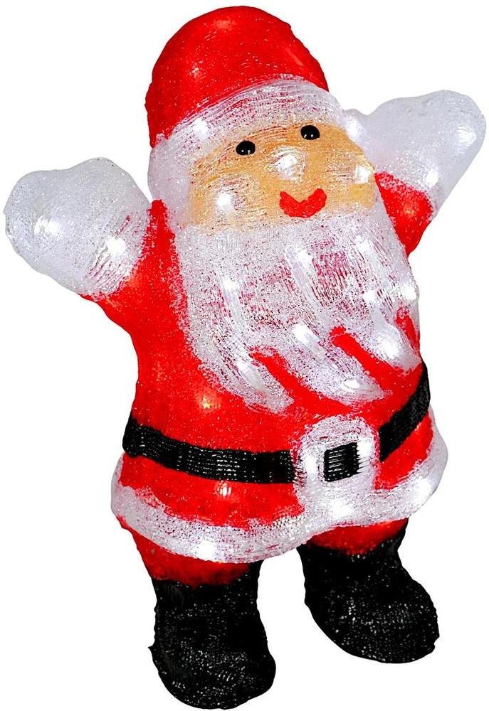 KOOPMAN Kalėdinė dekoracija Šviečianti kalėdinė dekoracija Santa Claus