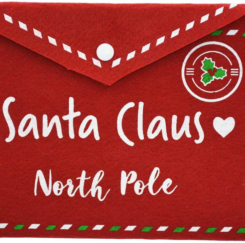 KOOPMAN KALĖDINIS VOKAS LAIŠKUI KALĖDŲ SENELIUI IŠ VELTO 26x16CM SANTA CLAUS 544637