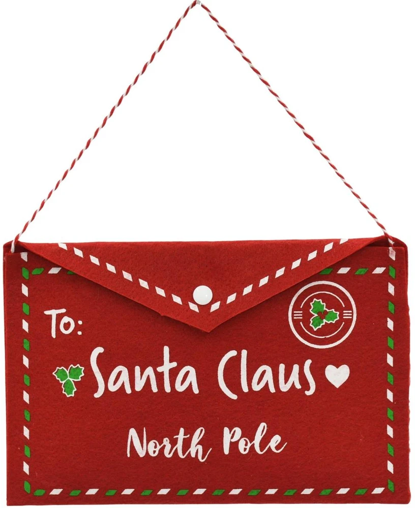 KOOPMAN KALĖDINIS VOKAS LAIŠKUI KALĖDŲ SENELIUI IŠ VELTO 26x16CM SANTA CLAUS 544637