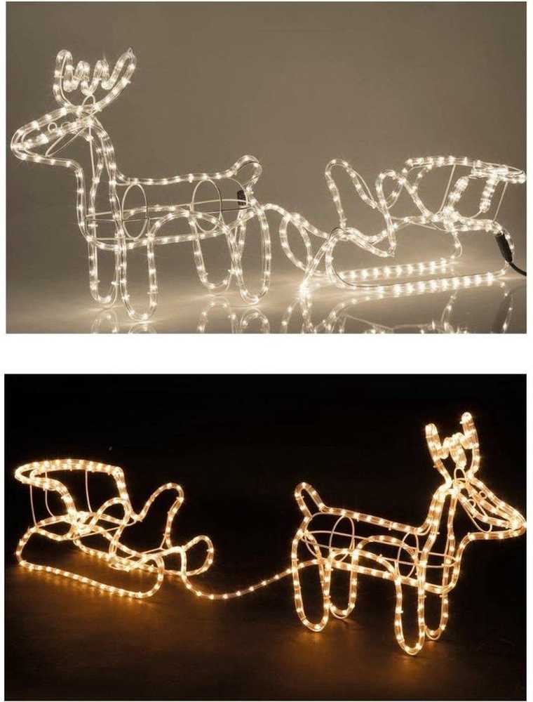 Christmas Decoration Kalėdinė šviečianti dekoracija Elniukas, 324 LED