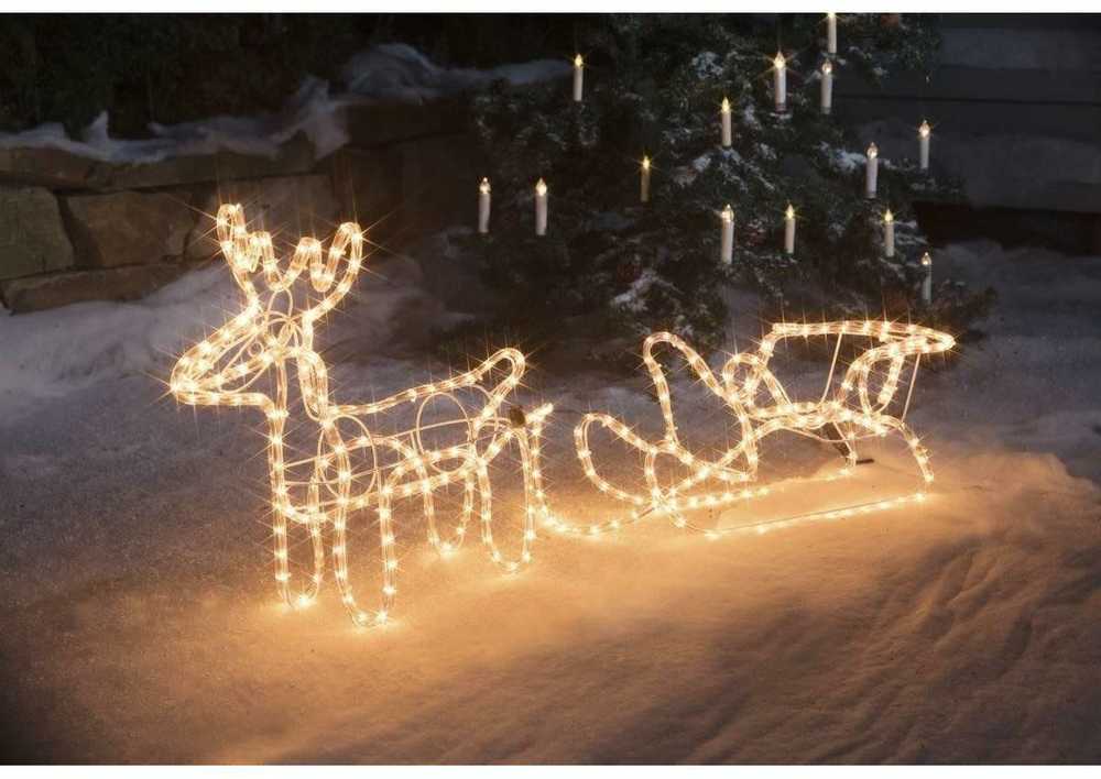 Christmas Decoration Kalėdinė šviečianti dekoracija Elniukas, 324 LED